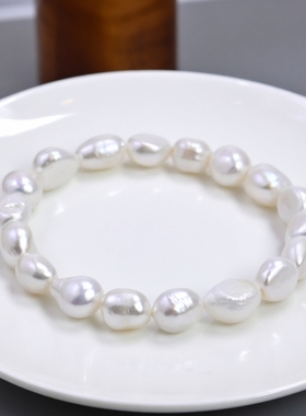 小众轻奢米粒天然珍珠转运珠手链