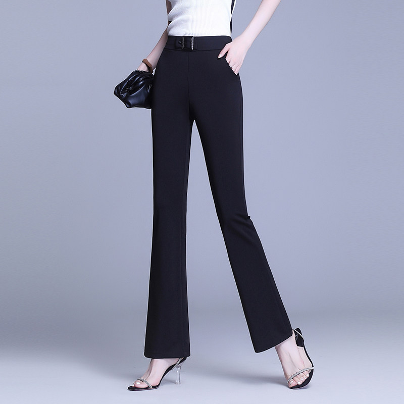 微喇裤2020春秋季新款显瘦宽松西裤 玛依恋休闲裤