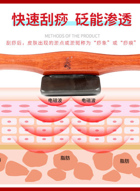 温灸热敷揉腹按摩去湿气益生砭石