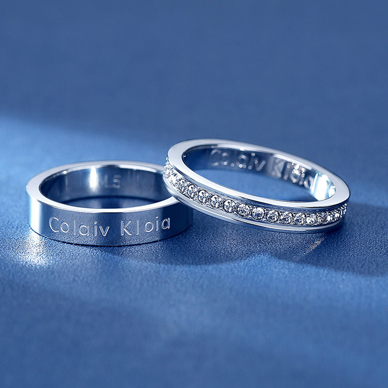 小ck情侣一对情侣款满天星官网对戒 珂爵戒指/指环