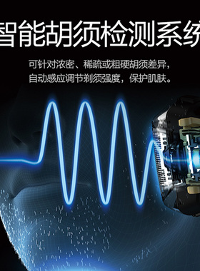 Panasonic/松下电动充电往复式5D柔性浮动五刀头剃须刀ES-LV9C