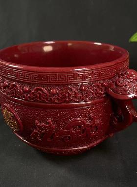 新店贺礼客厅聚宝盆摆件招财