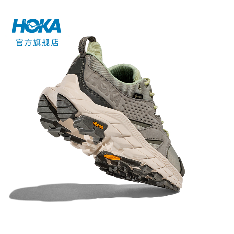 HOKA ONE ONE男女鞋夏季阿纳卡帕低帮徒步鞋ANACAPA LOW GTX防水-图2