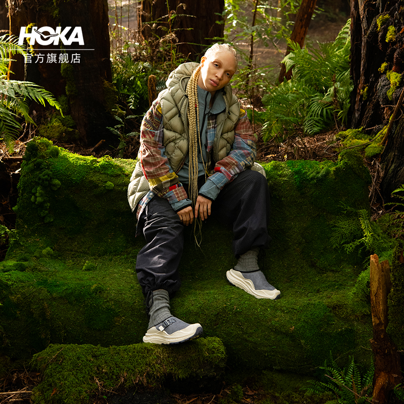 HOKA男女款冬季舒缓穆勒鞋ORA PRIMO EXT运动保暖休闲一脚蹬新款 - 图1