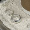 MISSJOJO loach back plain ring closed mouth silver ring