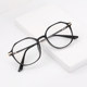 Xiaohongshu Internet celebrity black frame eye frame ultra-light flat mirror tr90 glasses frame women can be equipped with lenses for myopia