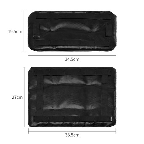 WILD HEART 摩托车长途骑行边包双驮包底部隔热保护 排气管防烫片 - 图0