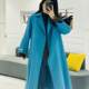 Xu Dake's double-sided wool long Hepburn style coat