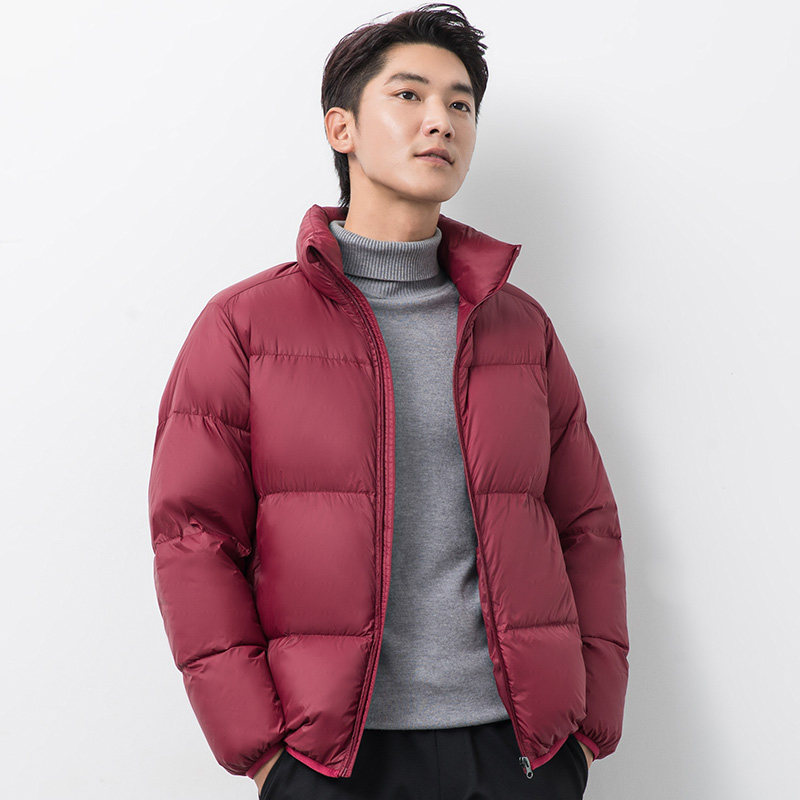 鸭鸭2020冬季新款休闲轻薄潮羽绒服 鸭鸭男装羽绒服