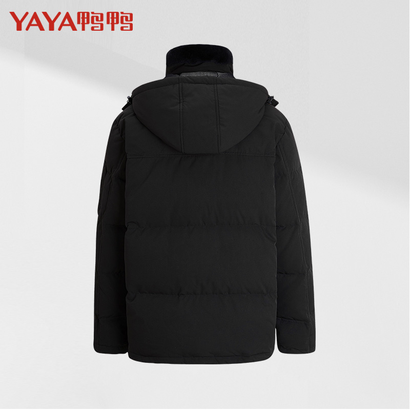 新品獭兔毛领可拆卸帽羽绒服男短款加厚保暖外套 78 58310 鸭鸭 19 A 新品獭兔毛领可拆卸帽羽绒服男短款加厚保暖外套 78 58310 鸭鸭 19 A