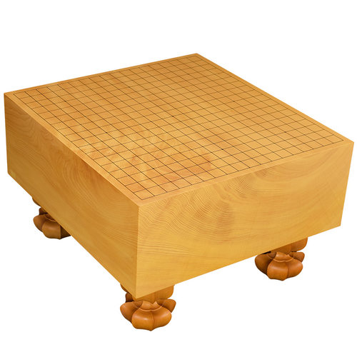 围棋墩一枚板整板日本香榧木棋盘厚167mm板目蛤碁石围棋套装33680 - 图0