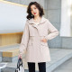 Early spring windbreaker for women mid-length 2025 spring wear new loose casual British style small thin coat jacket
