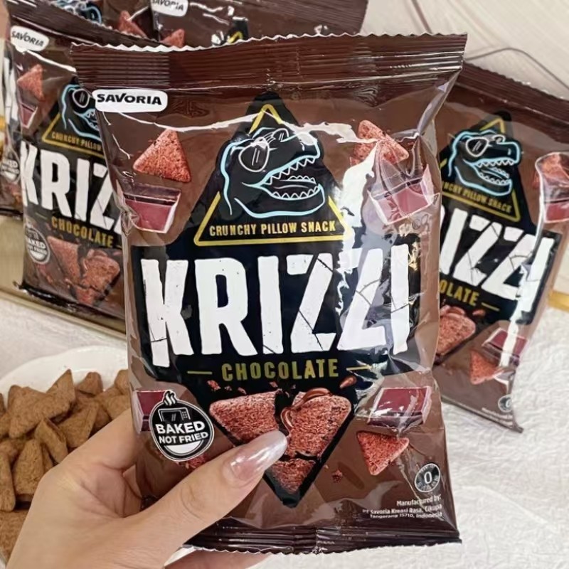 KRIZZI巧克力夹心三角50g*5袋香甜酥脆爆浆流心点心夹心饼干零食,淘宝优惠券,粉丝福利购,淘宝优惠卷