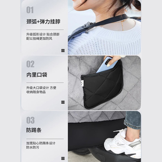 电动摩托车挡风被冬季加绒加厚防水防寒电瓶自行电车秋冬天防风罩