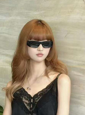 24早秋新款未来感方形杨树林墨镜