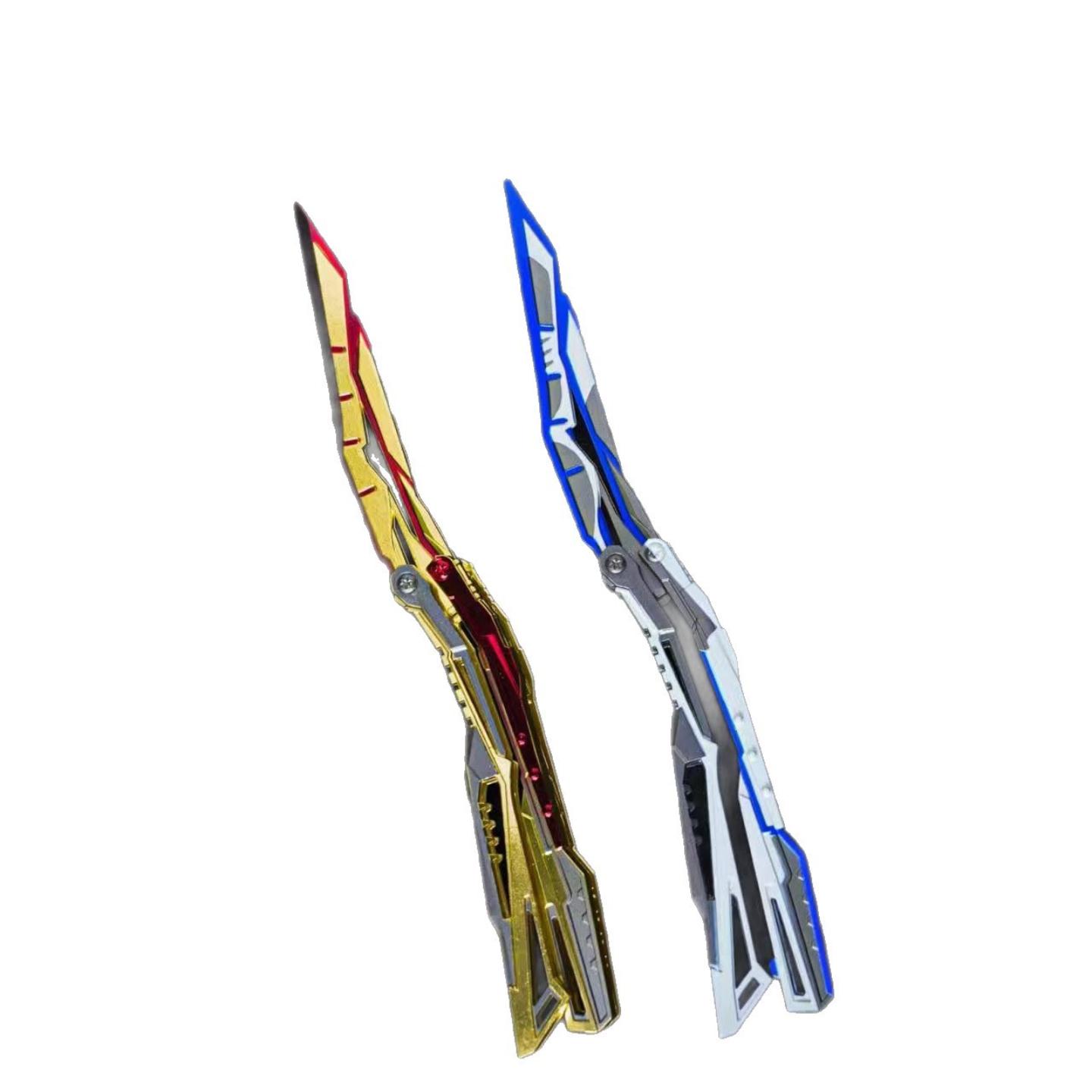 游戏周边武器 25cm-炽芒碟刃 锌合金兵器 钥匙扣模型挂件 - 图3