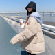 Oversize bread clothing short down cotton padded jacket women's 2023 new trendy autumn and winter coat thick cotton jacket