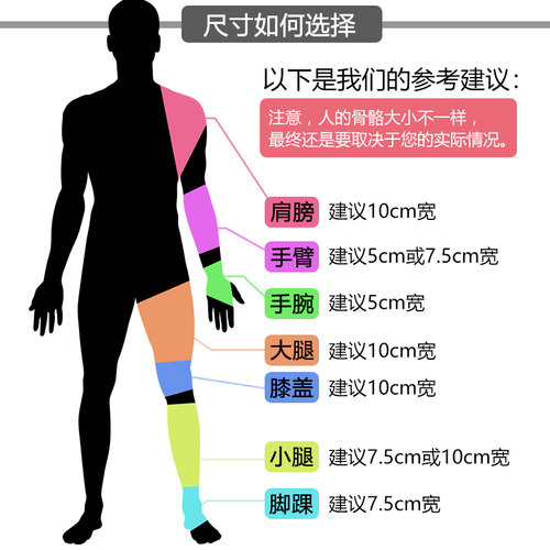 弹性绷带 运动平纹弹力急救棉纱布 护踝护膝拳击可重复用 12卷 - 图1