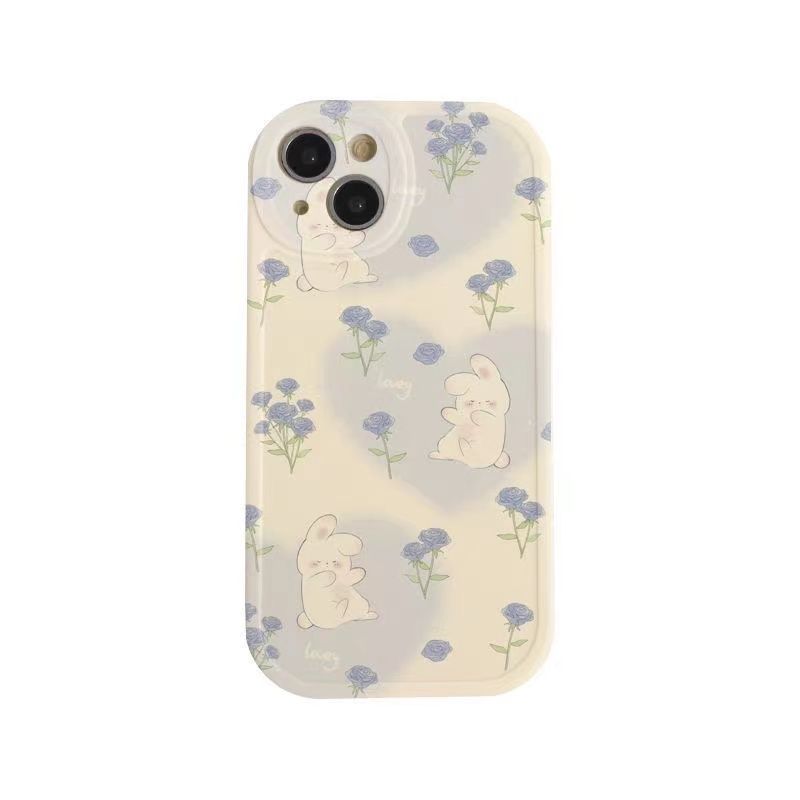 ins碎花蝴蝶适用opporeno10/976手机壳a32a72a9女k9r17r15清新软壳reno5k/4pro2z全包a11x网红a52a92sa58防摔 - 图3