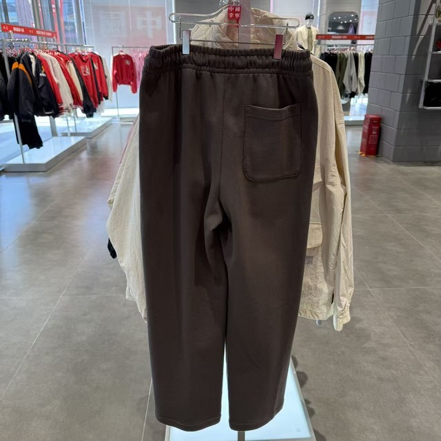 China Li Ning 25 new men and women straight loose solid color sports casual trousers and sweatpants AKLUE89