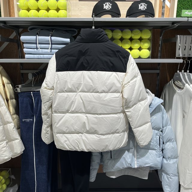Li Ning 25 new winter new men's and women's warm, fashionable and versatile 80 duck down stand collar sports short down jacket AYMV581