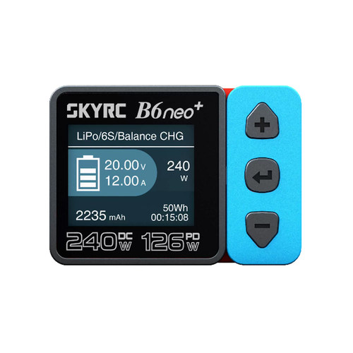 SkyRC B6neo+ DC240W PD126W航模锂电池FPV穿越机智能平衡充电器 - 图3