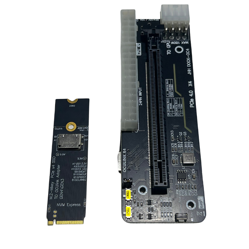 Oculink外接显卡坞 PCIE 4.0X4笔记本GDP掌机外置拓展坞DOCK-OC4O - 图0