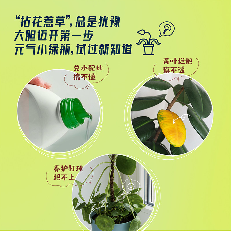 美乐棵营养液园艺通用肥料家庭装小绿瓶免稀释养花肥料临期清仓,淘宝优惠券,粉丝福利购,淘宝优惠卷