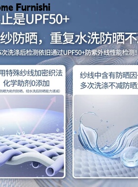 日本UPF50+冰丝凉感触屏防晒袖