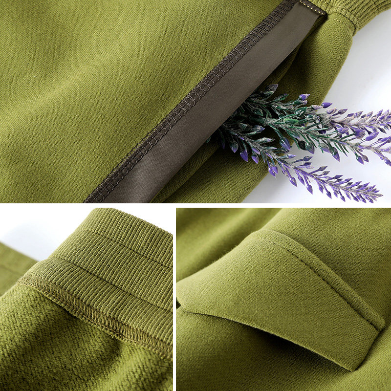 布琳达秋冬长绒棉抓绒保暖窄版阔腿裤女休闲运动卫裤宽松弯刀裤子,淘宝优惠券,粉丝福利购,淘宝优惠卷