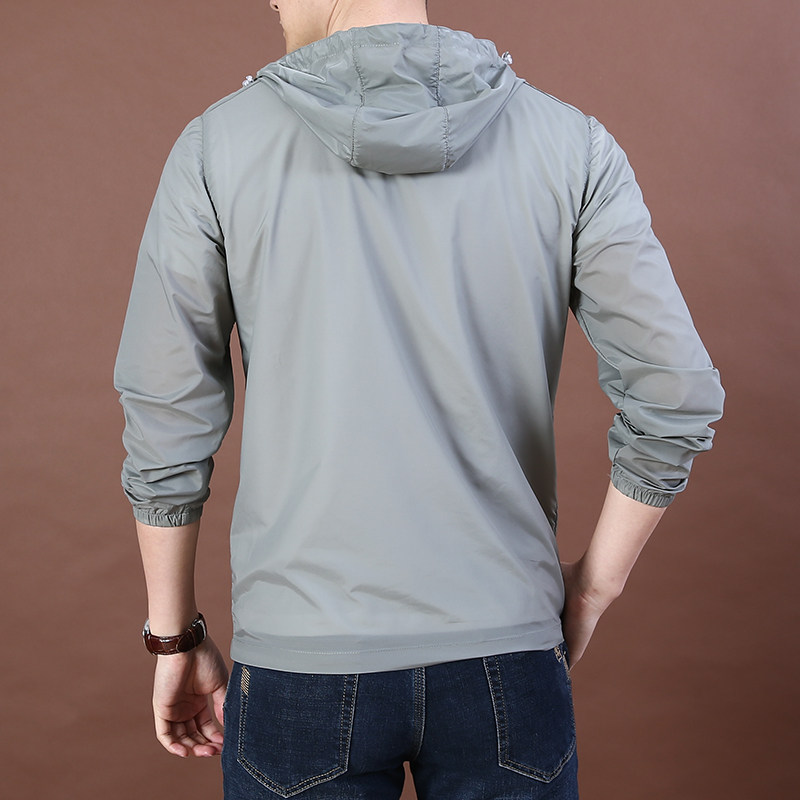 简顿夏装男士多袋工装宽松潮皮肤衣 简顿夹克