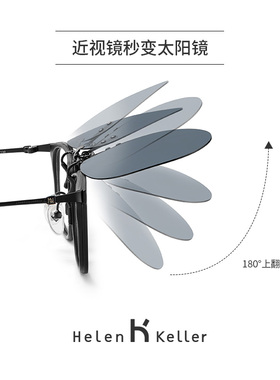 海伦凯勒炫彩近视墨镜挂片有框