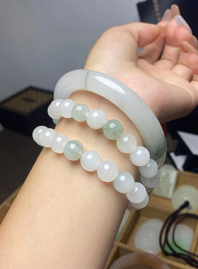 新疆天然正品金丝玉手串旺夫