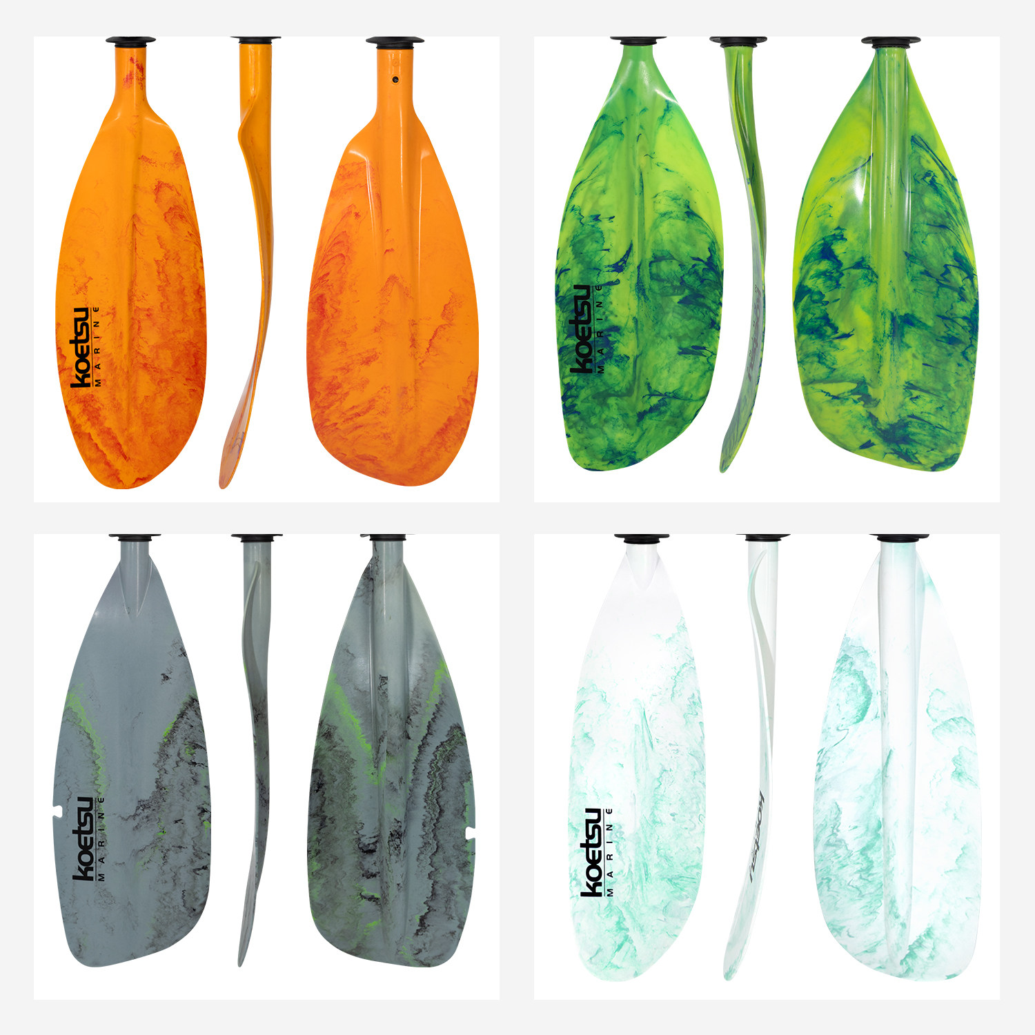 KOETSU科特苏流纹半碳四节皮划艇桨KAYAK双头桨独木舟手划桨配件,淘宝优惠券,粉丝福利购,淘宝优惠卷