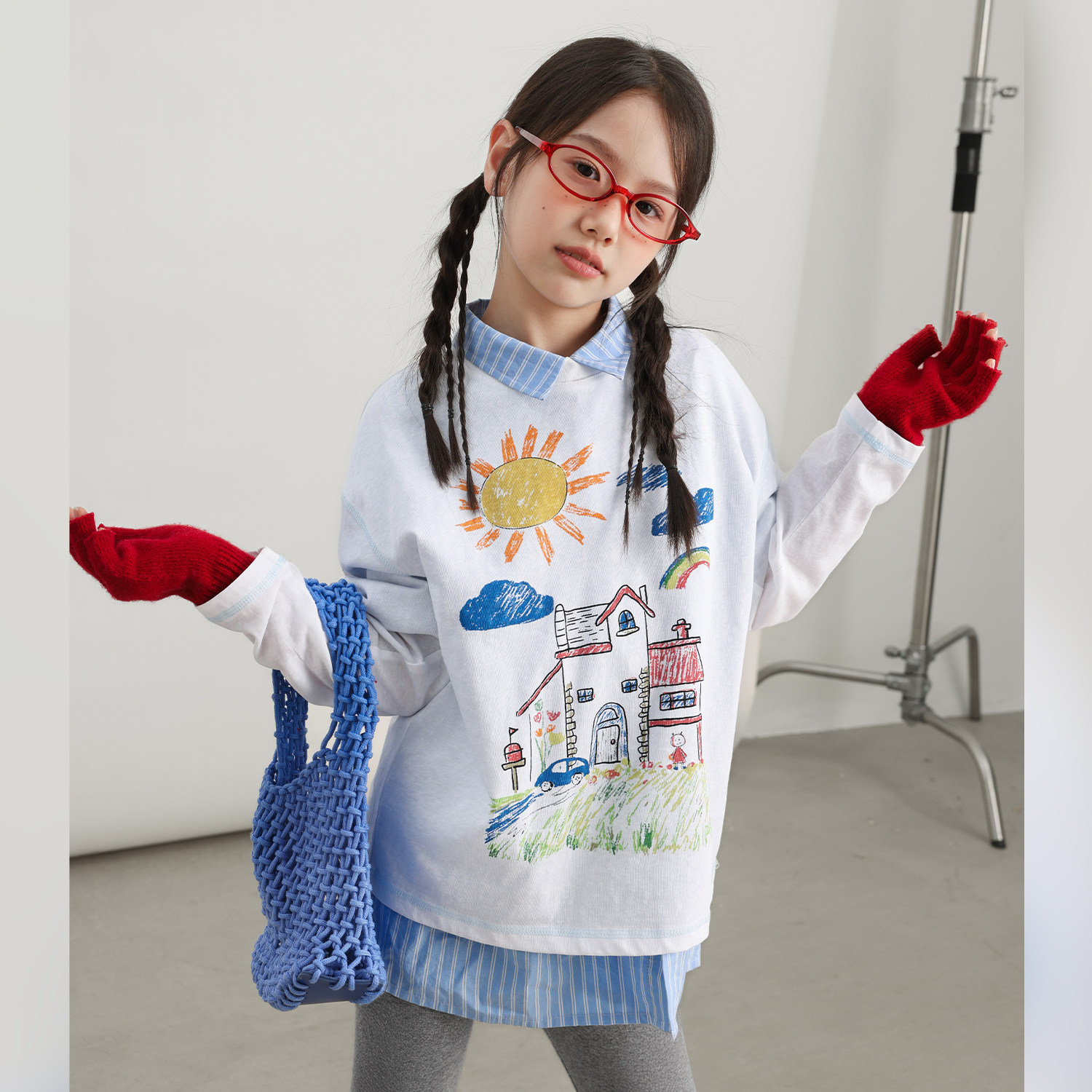 NORNOR陈大猪童装女童长袖t恤儿童早秋轻薄秋装上衣女大童打底衫,淘宝优惠券,粉丝福利购,淘宝优惠卷