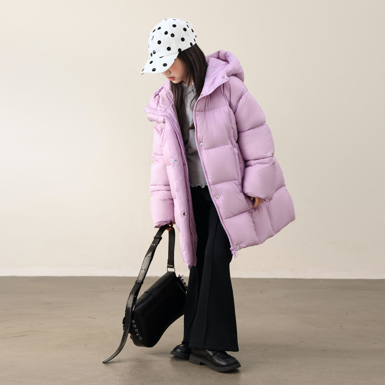 NORNOR陈大猪童装女童加绒喇叭裤冬季新款保暖加厚裤子儿童微喇裤,淘宝优惠券,粉丝福利购,淘宝优惠卷