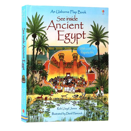 Usborne看里面系列 古埃及 See Inside Ancient Egypt 英文原版绘本 儿童英语科普读物 精装纸板书翻翻书 - 图3