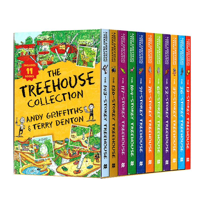 英文原版小说小屁孩树屋历险记系列The Treehouse Fun Book13 26 39 52 156 169层疯狂树屋英语课外阅读 青少年奇幻冒险章节桥梁书 - 图0