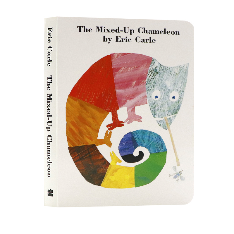 现货进口英文原版绘本The Mixed-Up Chameleon Board Book 拼拼凑凑的变色龙 廖彩杏书单 纸板书 Eric Carle 卡尔爷爷 儿童读本 - 图3