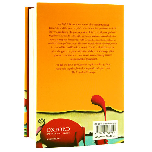 自私的基因 The Extended Selfish Gene 英文原版小说 Richard Dawkins 理查德 道金斯 少儿童课外兴趣科普阅读物本 精装收藏版 - 图0