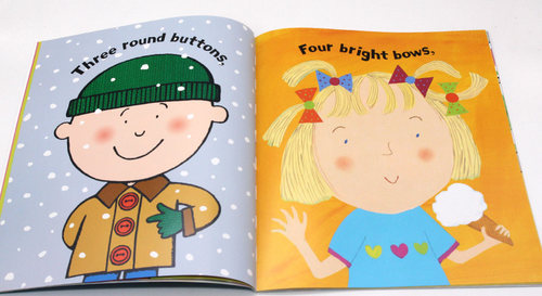 英文原版绘本 名家Nick Sharratt 4册 One to Ten and Back Again 数数 幼儿童英语读物读本早教启蒙图画书 吴敏兰书单 平装大开本 - 图1