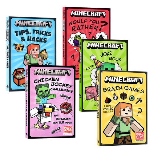 Minecraft Joke Book 我的世界笑话书英文原版 短笑话大全儿童幽默风趣漫画书 令人捧腹的笑话进口英语原版书籍Mojang Ab 平装 - 图3