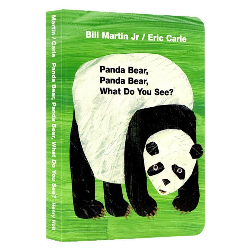 Panda Bear, What do you see熊猫你看到了什么英文原版绘本幼儿童早教启蒙纸板书英语 Eric Carle卡尔爷爷常青藤爸爸书单推荐-图3