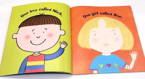 英文原版绘本 名家Nick Sharratt 4册 One to Ten and Back Again 数数 幼儿童英语读物读本早教启蒙图画书 吴敏兰书单 平装大开本 - 图2