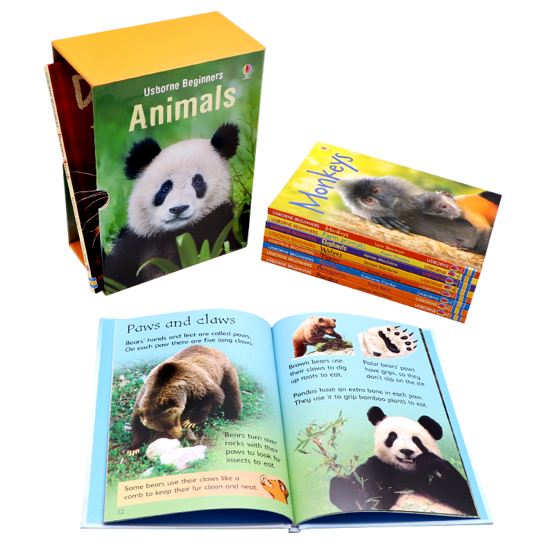 Usborne尤斯伯恩初学者系列5套合售 英文原版 Usborne Beginners nature/Animals/History/Our World尤斯伯恩少儿科学科普绘本