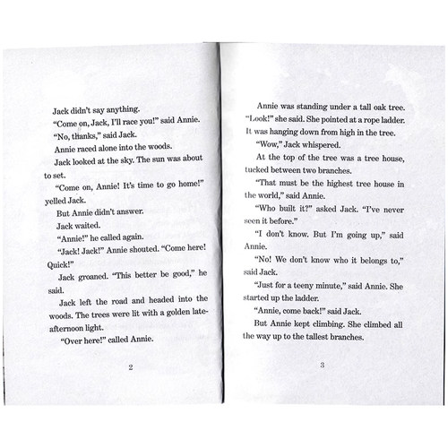 新版神奇树屋1-4册盒装 英文原版 Magic Tree House 分阶阅读英文章节桥梁书 中小学生科普百科课外兴趣读物读本 儿童探险文学小说 - 图2