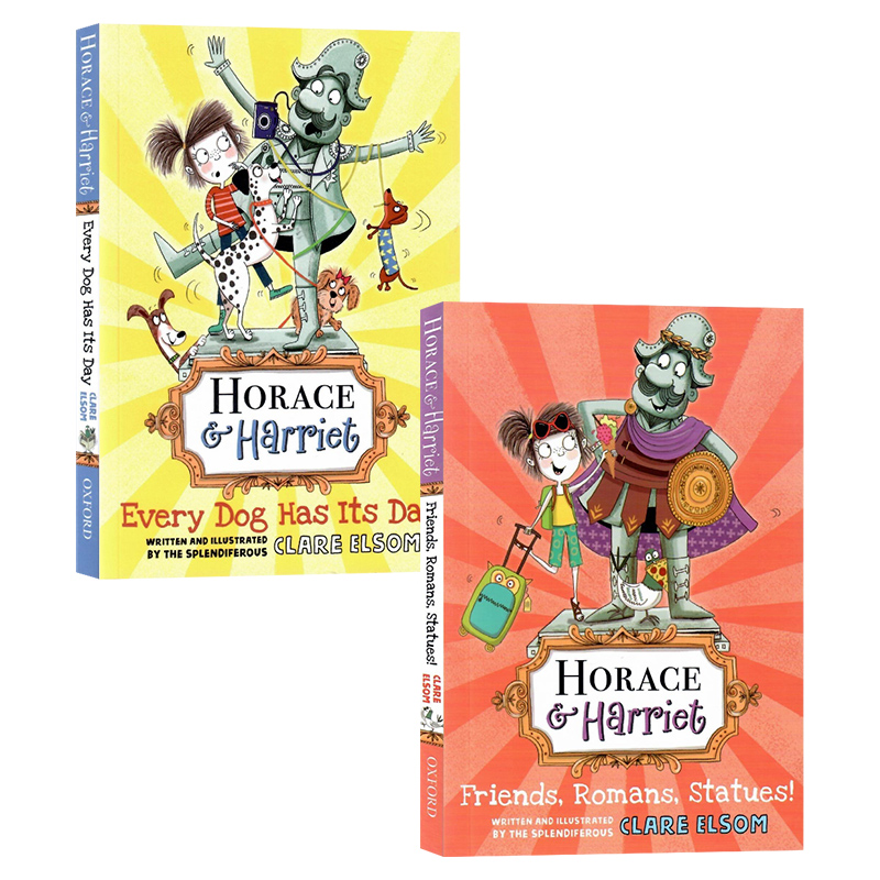牛津精品章节书 Horace and Harriet 贺拉斯和哈瑞特系列2册英文原版小说Clare Elsom青少年小说系列英语课外阅读进口读物
