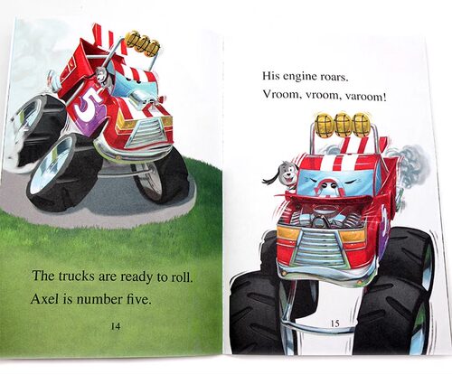 My Frist I Can Read入门级分级阅读4册套装 英文原版 Axel the Truck 幼儿童英语阅读故事课外读物小卡车阿克塞尔J. D. Riley - 图1