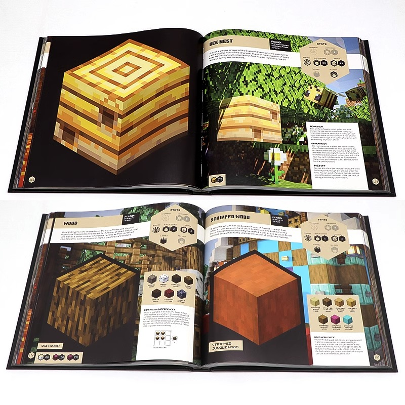 我的世界百科全书新版英文原版 Minecraft Blockopedia Updated Edition游戏百科全书精装全彩收藏版培养逻辑思维和创造力-图1