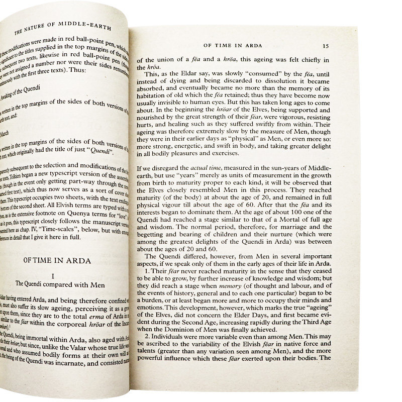 Original English picture book of the natural history of Middle-earth